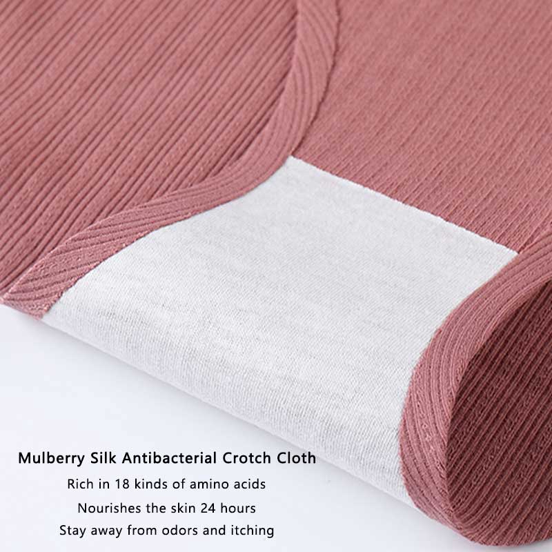 Mulberry silk antibacterial pregnant panties women's underwear cotton low-waist one piece seamless briefs M-XL