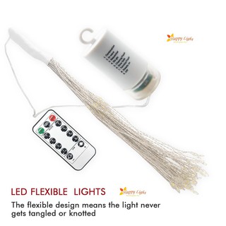 ĐÈN LED CHÙM PHÁO HOA TRANG TRÍ