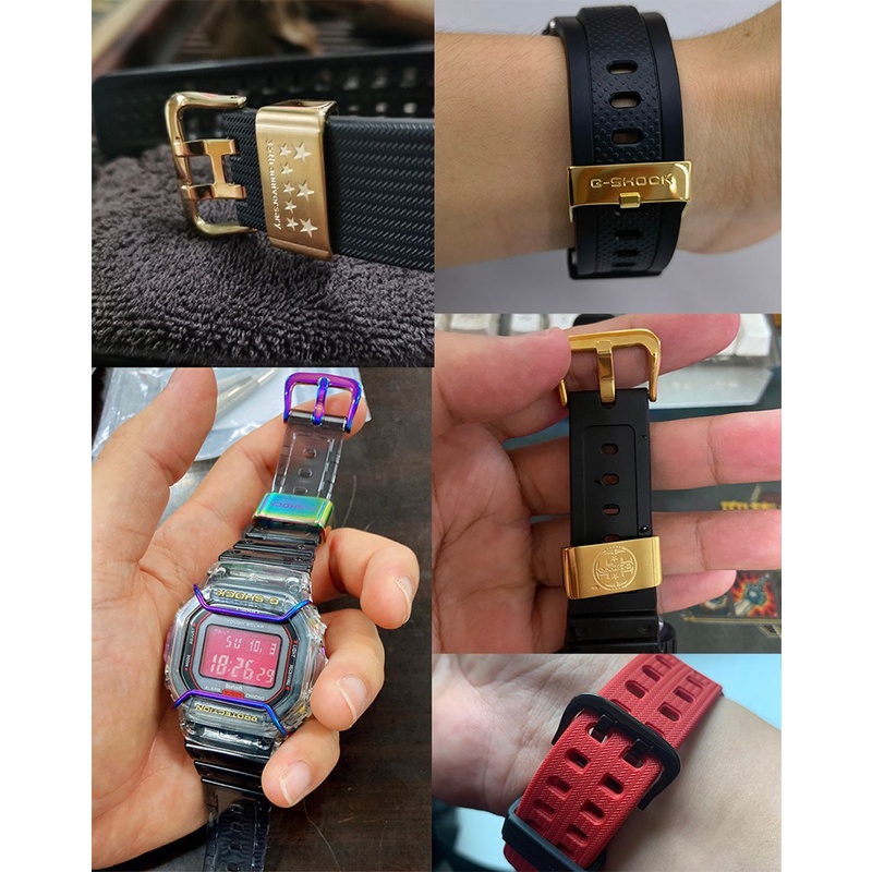 Khóa Kim Loại Cho Đồng Hồ Casio G-Shock GA110 / 700 GW8900 / 9400 GG1000 DW5600 / 6900 GW-M5610 19mm 21mm 22mm