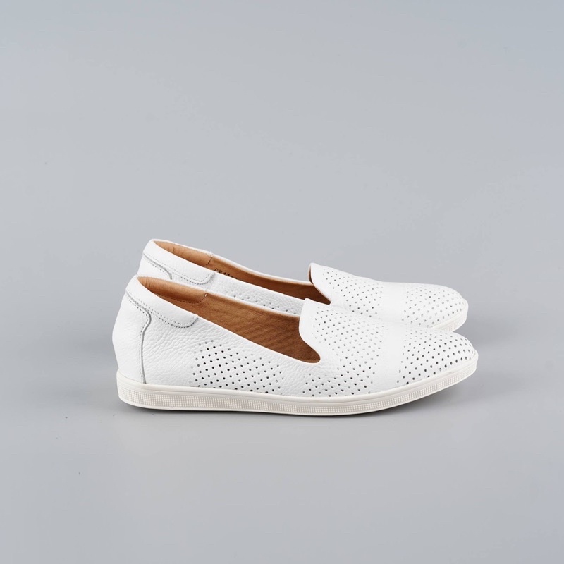 Giày bệt, slipon GE.OX nữ da thật siêu êm