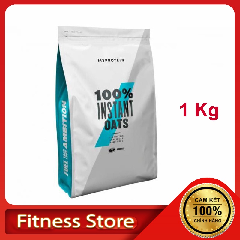 Bột Yến Mạch Uống Liền (1kg) My Protein Instant Oats Mịn Hỗ Trợ Giảm cân Tăng Cơ Bắp Giảm Mỡ Ăn Kiêng Eat Clean Healthy.