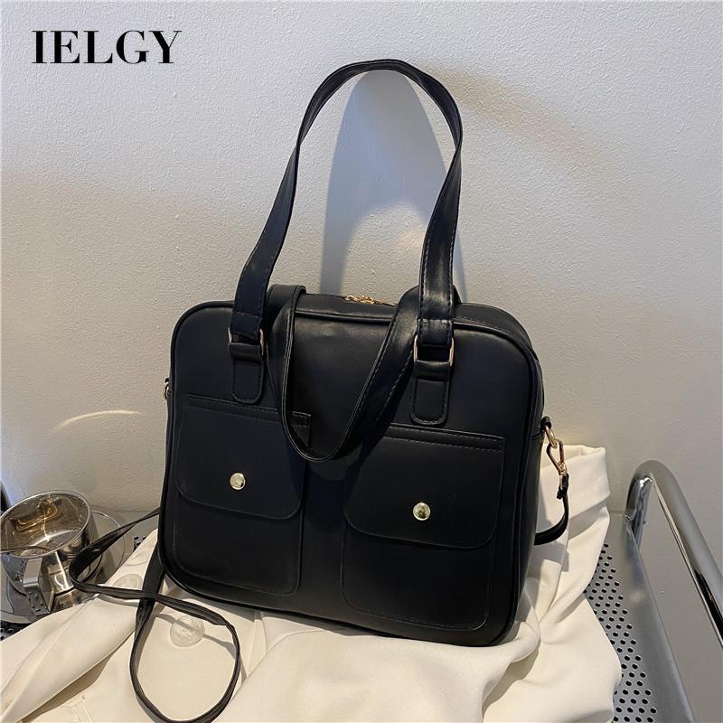 Túi đeo chéo IELGY cỡ lớn phong cách retro thời trang tùy chọn màu sắc dành cho nữ