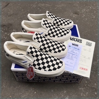 Giày thể thao Vanss caro lười cao cấp nam nữ jinx.sneaker