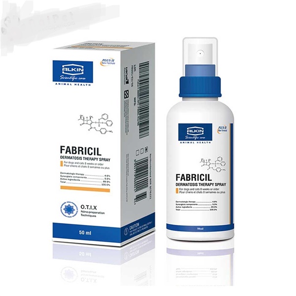 Xịt nấm ngứa cho chó mèo Fabricil hộp 50ml