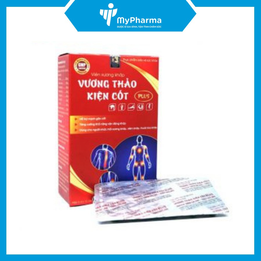 [Chính hãng] Vương thảo kiện cốt plus ( hộp 36 viên) - Mạnh gân cốt - Tăng cường vận động - An toàn dạ dày