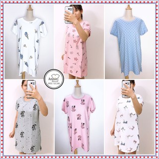 Đầm ngủ thun phom suông mặc ở nhà Thái Lan Freesize DN004 - DN009 | Shopee Việt nam