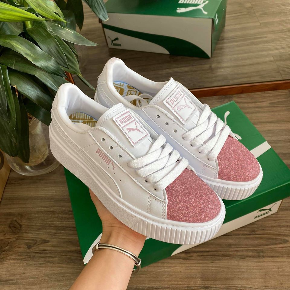 SẮN NEW CTY [FreeShip] [Xả Giá Sốc]. [ FULL BOX ] Giày Pumma Mũi Tím Nữ uy tín P hot