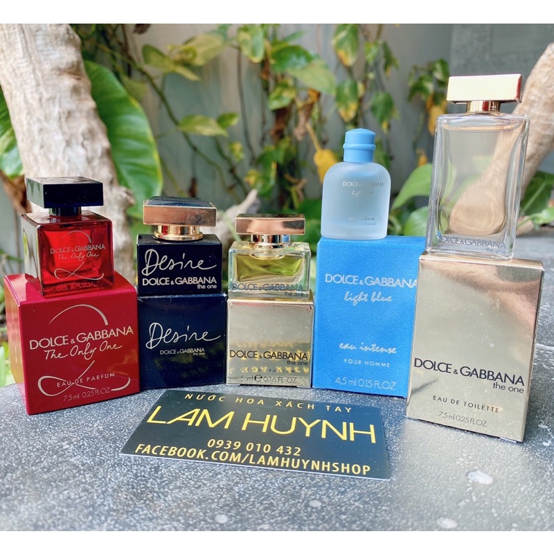 Nước hoa mini Nam LIGHT BLUE 4,5ml