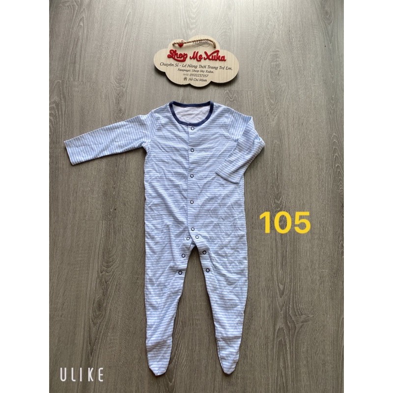 (Size 74-80cm) Body dài liền vớ xuất khẩu