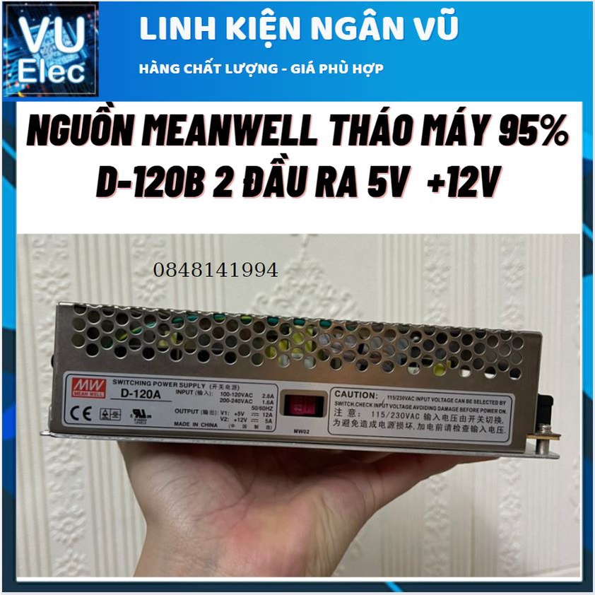 Nguồn tổ ong nhiều đầu ra 5V 12V 15V 24V UNION hoặc Meanwell hàng chính hãng tháo máy