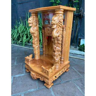 Bàn thờ thần tài cao cấp mẫu Rồng Phun Lửa