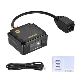 Máy quét mã vạch 1D 2D đầu RS232 mô đun CCD
