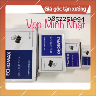 Kẹp bướm Double clip hộp 12c