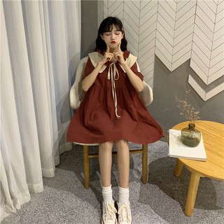 Nơ buộc cổ của váy búp bê cổ váy nhỏ 2021 phong cách mới lolita tình yêu đầu tiên