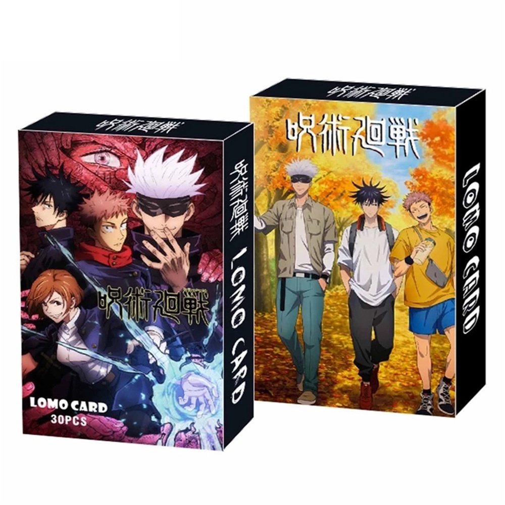 Bộ 30 Thẻ Hình Phim Anime Jujutsu Kaisen Dùng Làm Quà Tặng Sinh Nhật Cho Trẻ Em