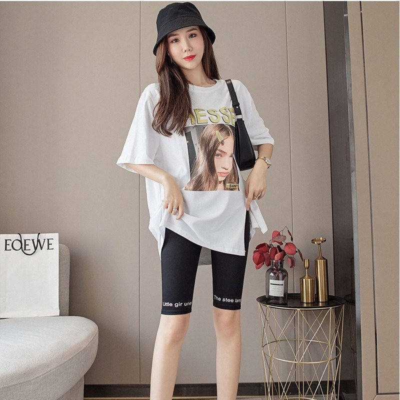 Quần lửng ôm dáng lưng cao thời trang cho nữ