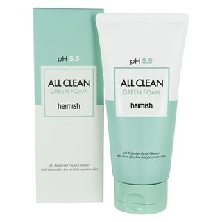[Hàng có sẵn] Sữa Rửa Mặt Cân Bằng pH Heimish pH 5.5 All Clean Green Foam 150ml