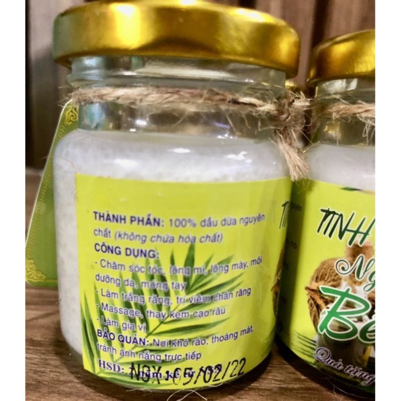 (tuyển sỉ) tinh dầu dừa thủ công 75ml