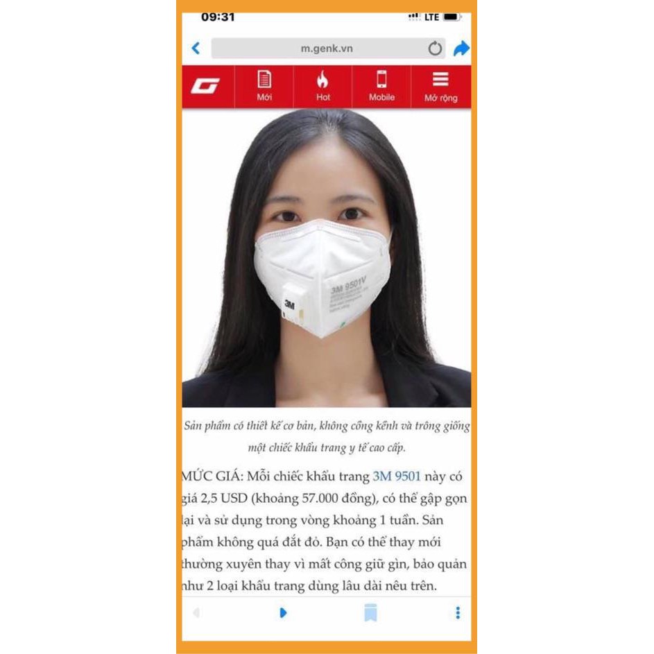 [Xả Kho] COMBO 10 Khẩu trang vải tĩnh điện 3M 9001V, 9002V trắng có van lọc khí | BigBuy360 - bigbuy360.vn