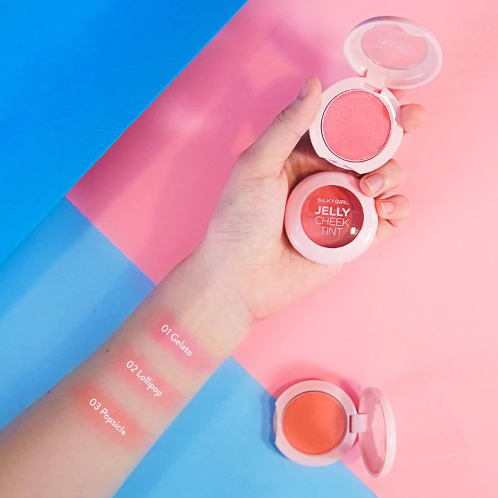 Má Hồng Dạng Thạch Silkygirl Jelly Cheek Tint-[Cocolux]