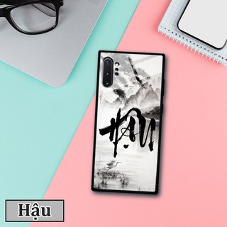 Ốp lưng Samsung Galaxy Note 10 Plus - In chữ thư pháp