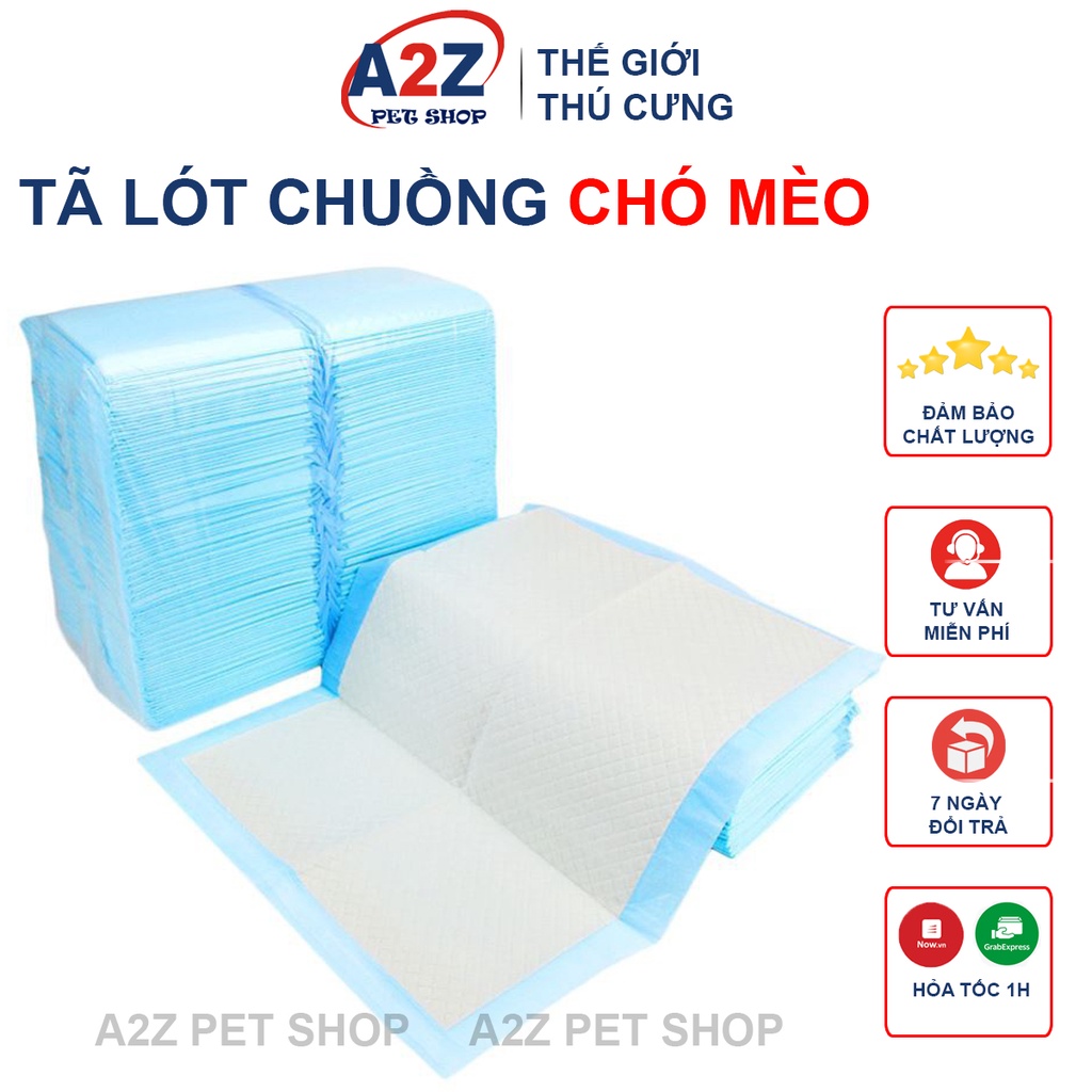 Tã Lót Chuồng Cho Chó Mèo, Tả Chó Siêu Thấm Hút, Loại Dày 1.4kg