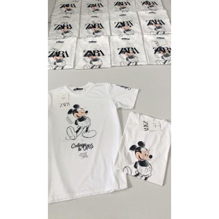 Áo thun 𝐙𝐚𝐫𝐚 nữ Mickey Mouse, cotton 100%, chất thun đẹp