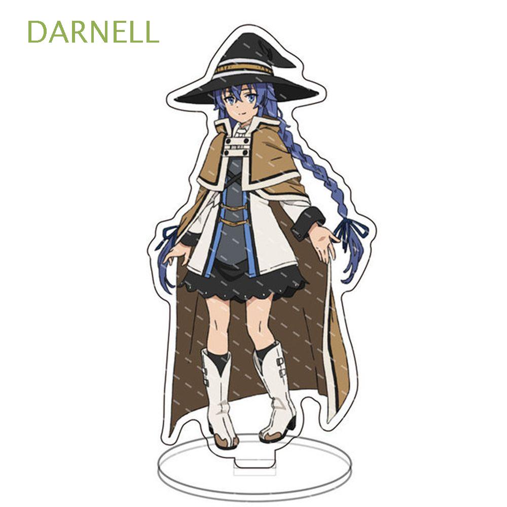 DARNELL Collection Mushoku Tensei: Jobless Reincarnation Kids Gifts Acrylic Plate Anime Figure Stand Double Sided Desk Decor Cartoon Ornaments Model Toys Kawaii Manga Characters Acrylic Stand
