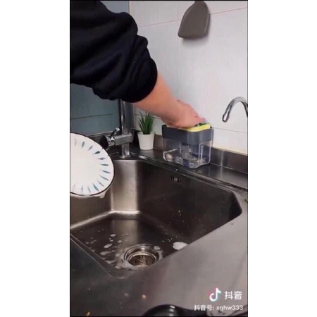 HỘP ĐỰNG NƯỚC RỬA CHÉN BÁT KÈM MIẾG XỐP TỰ ĐỘNG THÔNG MINH