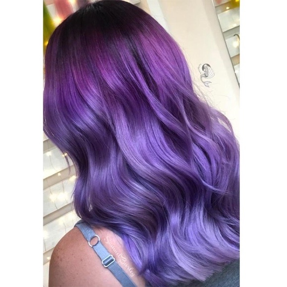 Thuốc Nhuộm Tóc Màu Tím Ánh Xanh Sáng Màu Phong Cách Hàn Quốc 8/28 Light Blonde Violet Blue Hair Dye Cream