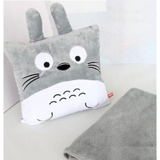 Gối 3 trong 1 Totoro tròn vuông Văn phòng đa năng