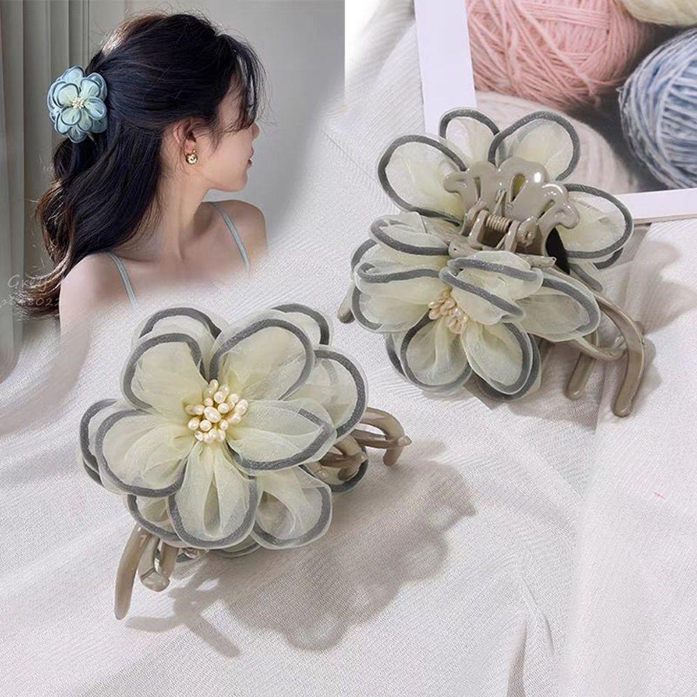 Kẹp Tóc Hình Hoa / Cá Mập Phong Cách Hàn Quốc Thời Trang Cho Nữ