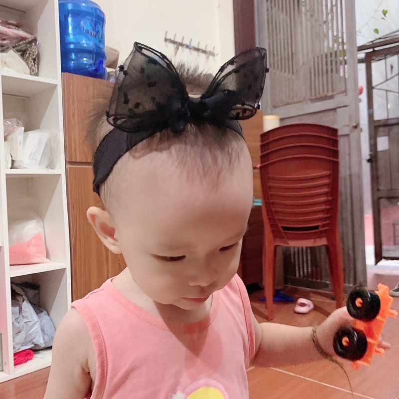 Turban Băng đô ren Hàn Quốc cho bé gái xinh xắn