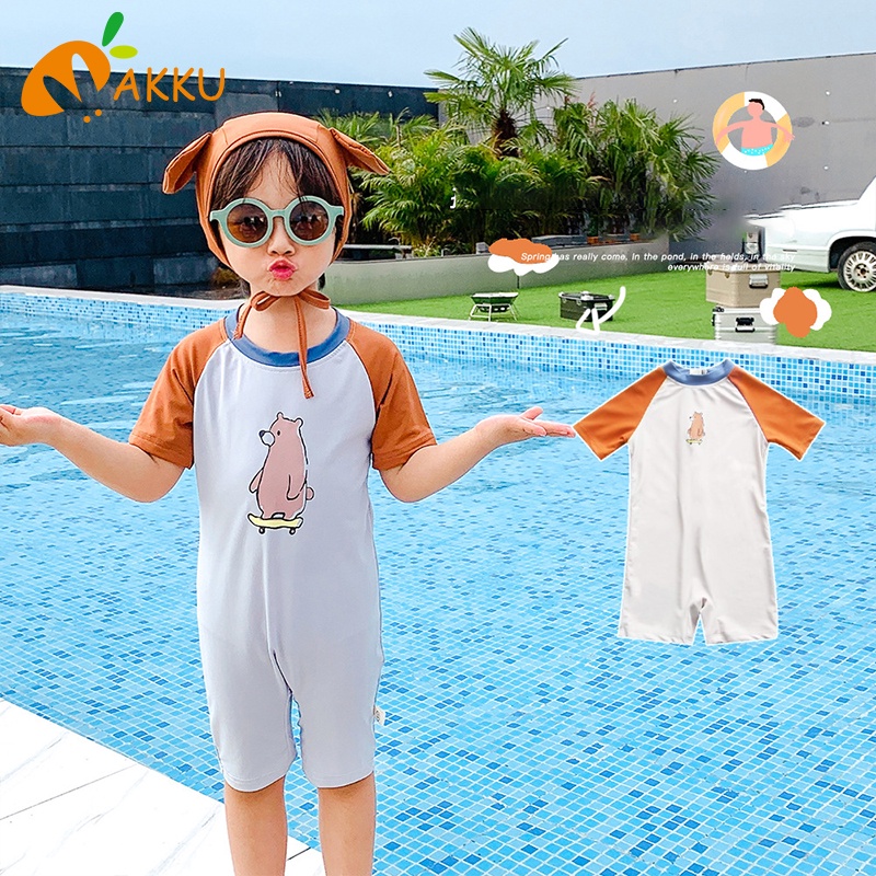 Bộ Đồ Bơi Hình Gấu Dễ Thương Cho Bé