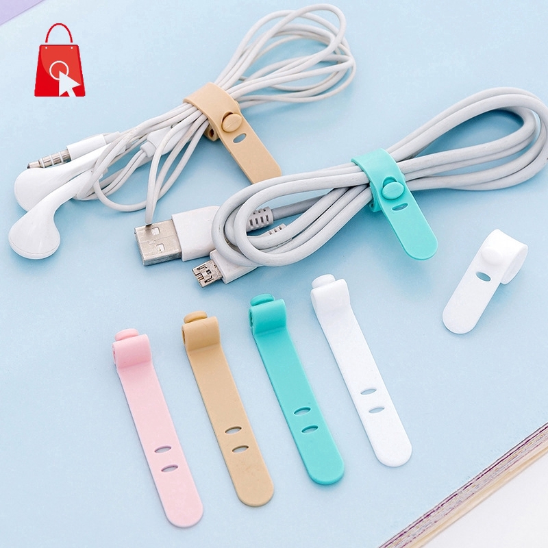 Set 4 Kẹp Giữ Dây Cáp / Tai Nghe Gọn Gàng Tiện Lợi JP1