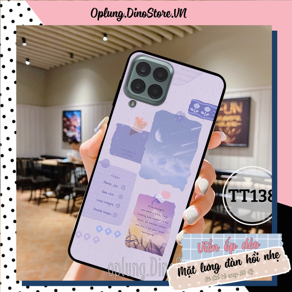 Ốp lưng Samsung M33 - Samsung M53 - Ốp Samsung lưng cứng viền dẻo bảo vệ camera chống bẩn hình vintage Retro đơn giản.