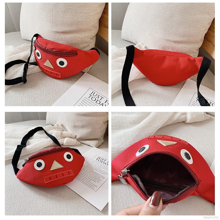 Túi đeo chéo họa tiết hoạt hình dễ thương cho bé phong cách Hàn Quốc