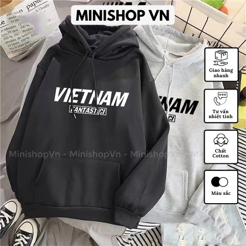 Áo hoodie nam nữ form rộng Việt Nam Fantastici chất nỉ dầy (Mẫu Mới) | BigBuy360 - bigbuy360.vn