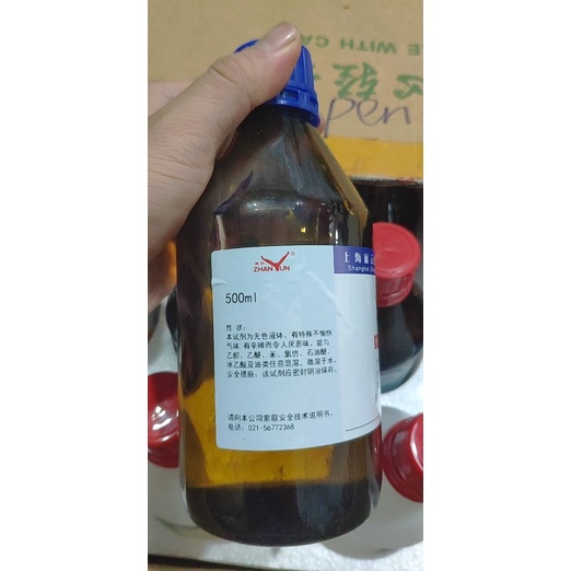 Hoá chất Isoamyl alcohol CAS 123-51-3 chai 500ml iso pentanol