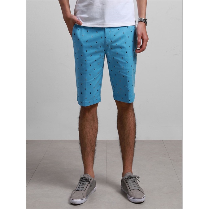 Quần short kaki nam ARISTINO cao cấp chất dày mịn đứng dáng from ôm aso013s8