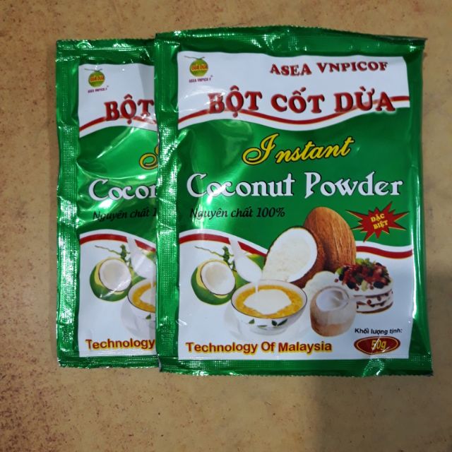 COMBO 3 GÓI BỘT CỐT DỪA ASEA gói -50g