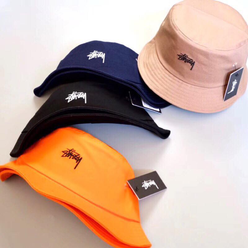 Mũ xô thêu logo Stussy tùy chọn màu sắc