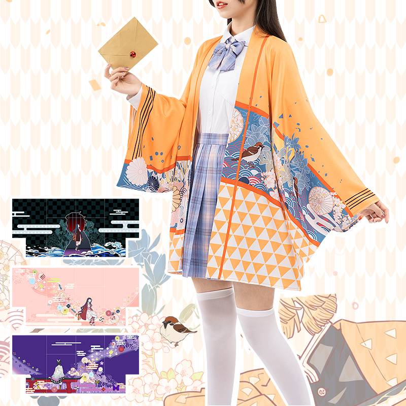 Áo rời cosplay NS1 Demon Slayer (Kimetsu no Yaiba) - Shinobu, Nezuko, haori, cardigan