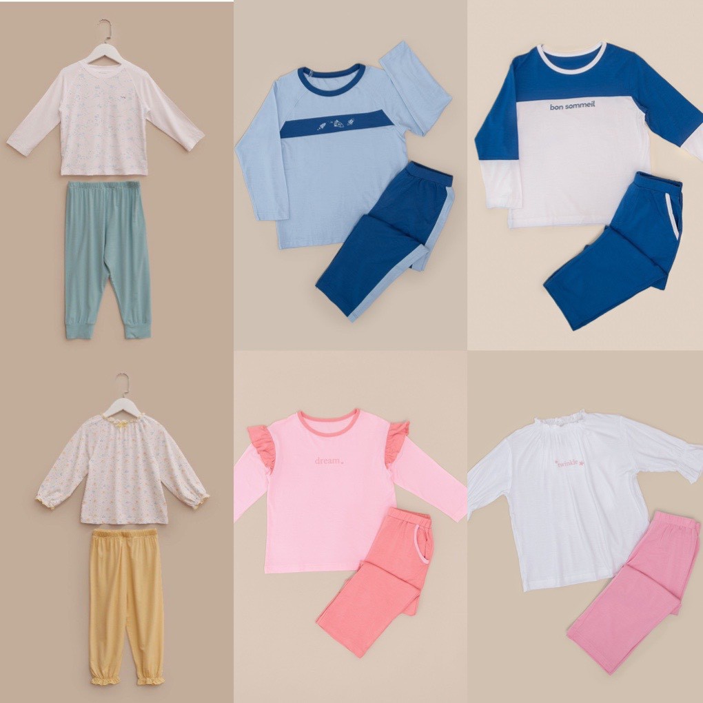 Bộ Quần Ao Trẻ Em Dài Tay Nous Pyjama - Size 2-6 Tuổi - Nhiều mẫu
