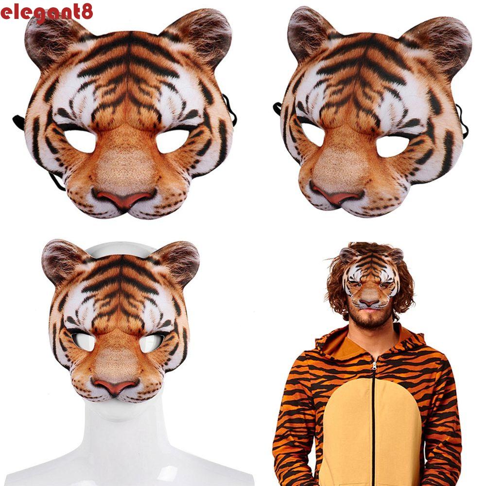 Mặt Nạ Hổ Bảo Vệ Mắt Không Độc Hại Trang Trí Tiệc Halloween