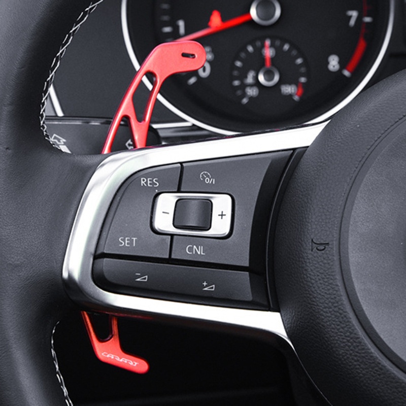 Bộ 2 Cái Cần Gạt Số Mở Rộng Bằng Kim Loại Vô Lăng Xe Hơi Volkswagen-Golf 7GTI GTD GTE