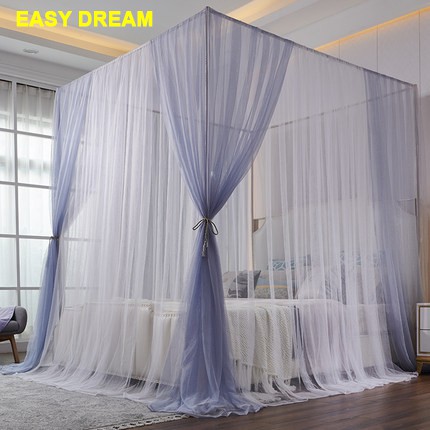 Màn [ mùng ] khung chống muỗi không khoan tường , chống côn trùng hàng chính hãng Easy Dream đẹp hiện đại ,decor - quà