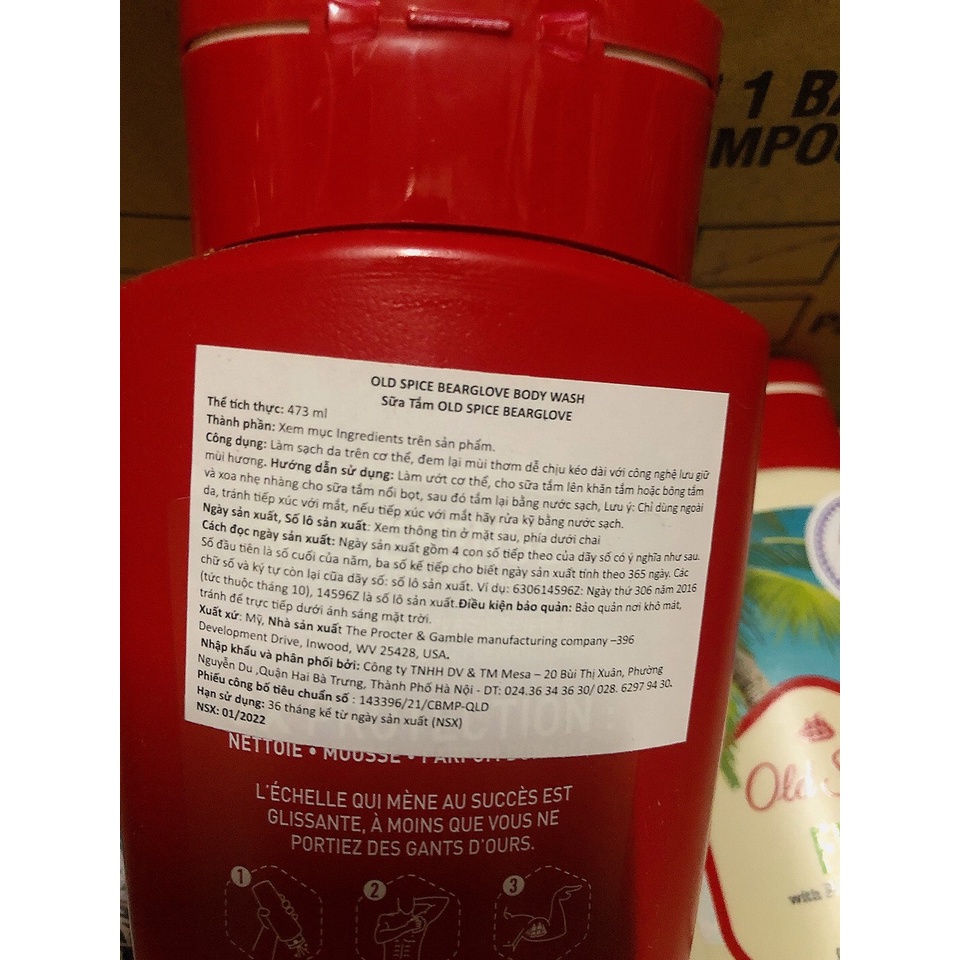 SỮA TẮM OLD SPICE 473ml