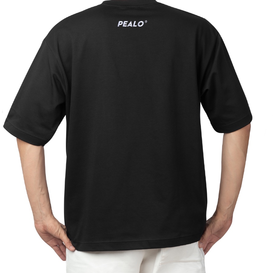 Áo thun unisex PEALO PLNEON áo phông nam nữ basic cotton 4 chiều cao cấp