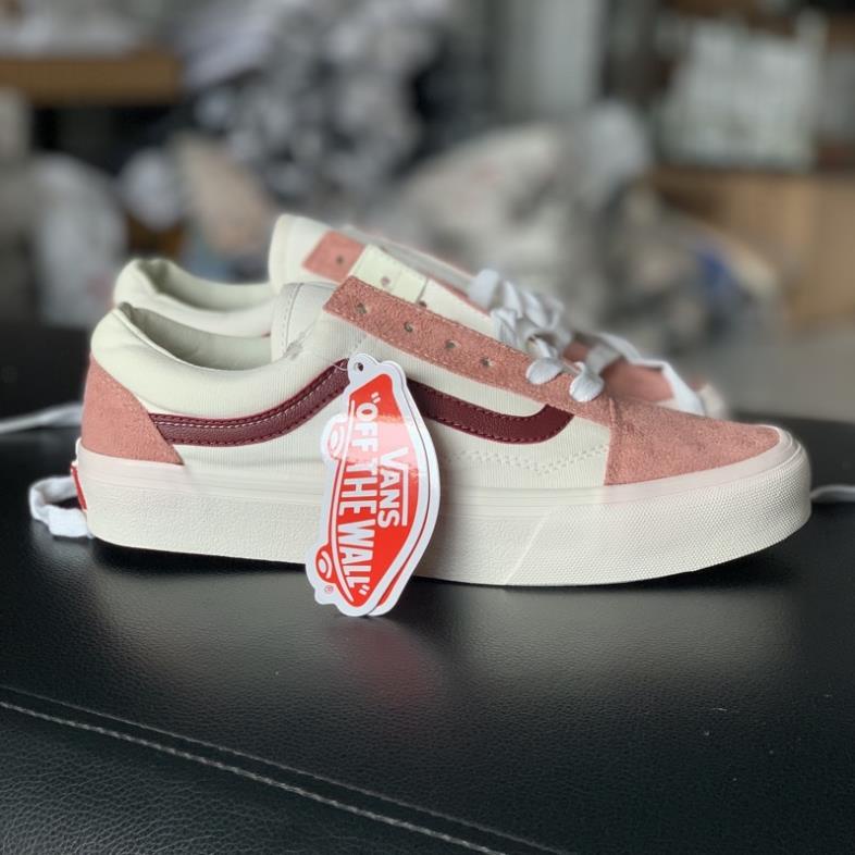 ⚡ Giày 𝗩𝗮𝗻𝘀⚡ Old Skool⚡ Nam Nữ Trắng Hồng Full Box⚡  Hàng chuẩn 1:1